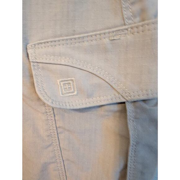 5.11 Tactical Mens Tactile Pro Ripstop Cargo Pants Size 42X34 Tan 8 Pockets Mid - Picture 4 of 11